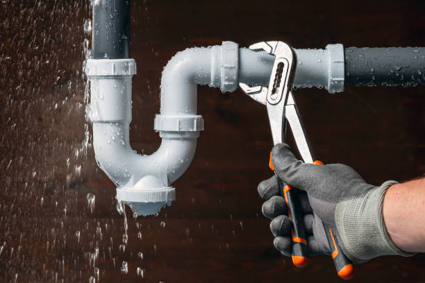 Professional Plumbing technician working in Rossville, MD